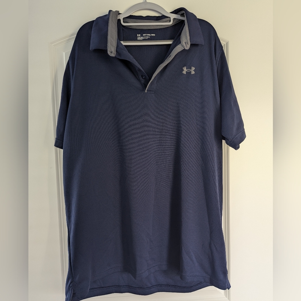Under Armour Men's Dark Blue Polo Shirt